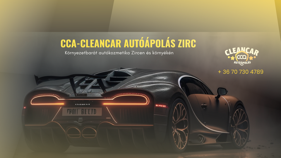 CCA-Cleancar Autóápolás Zirc