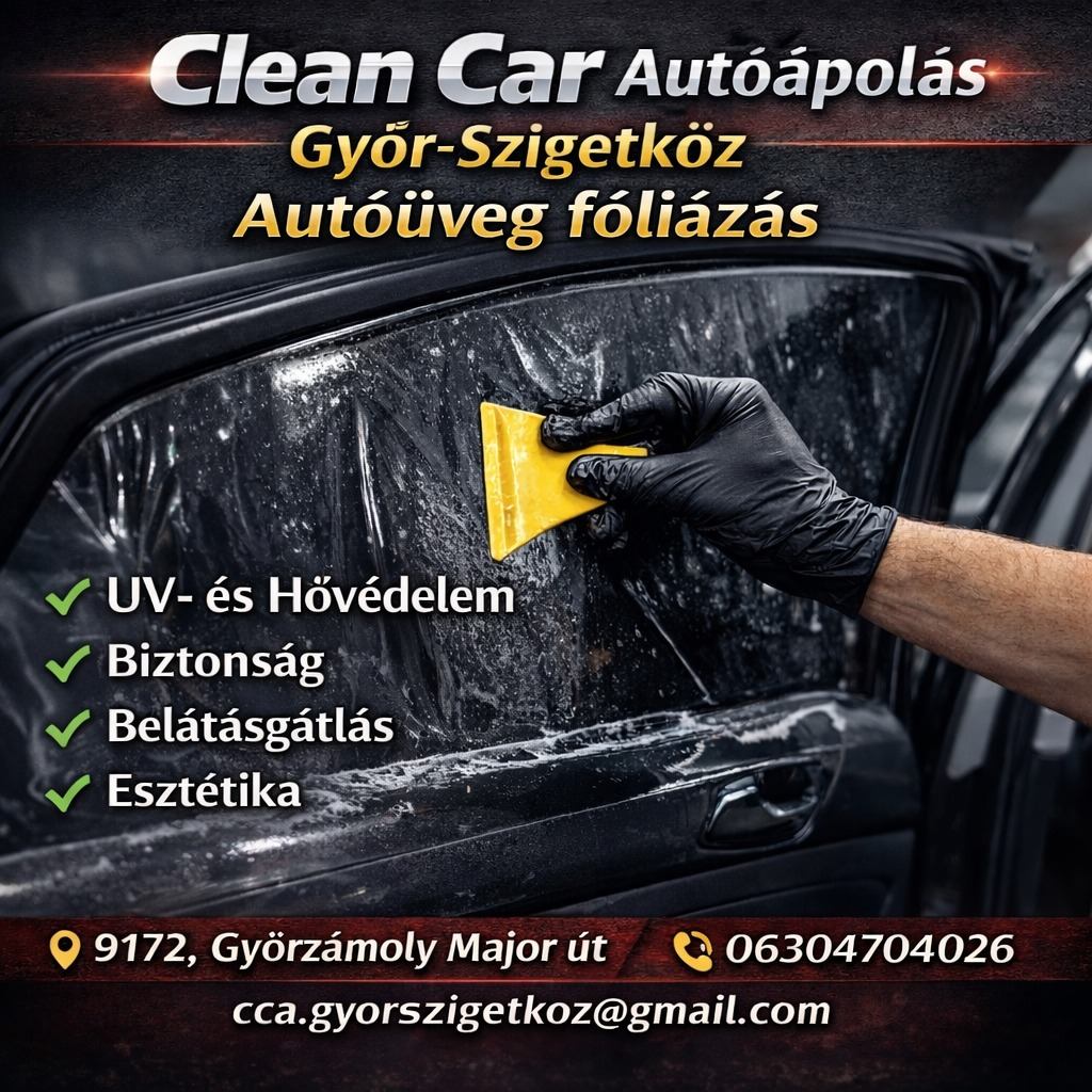 CCA-Cleancar Autóápolás Győr-Szigetköz