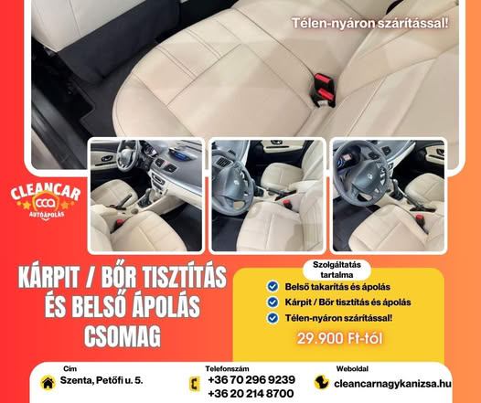 CCA-Cleancar Autóápolás Nagykanizsa